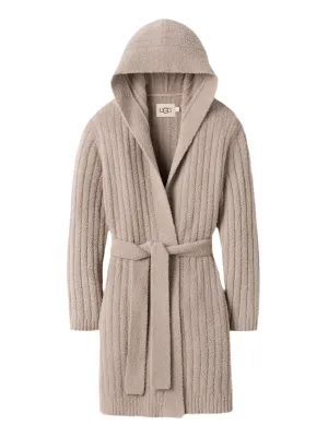 UGG Amari Robe Rib in Granite