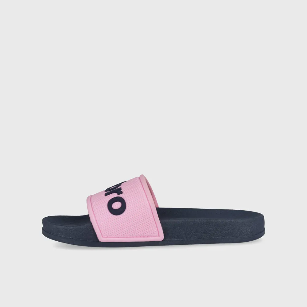 Umbro Kids Rubberised Slide Black/Pink _ 182111 _ Blue