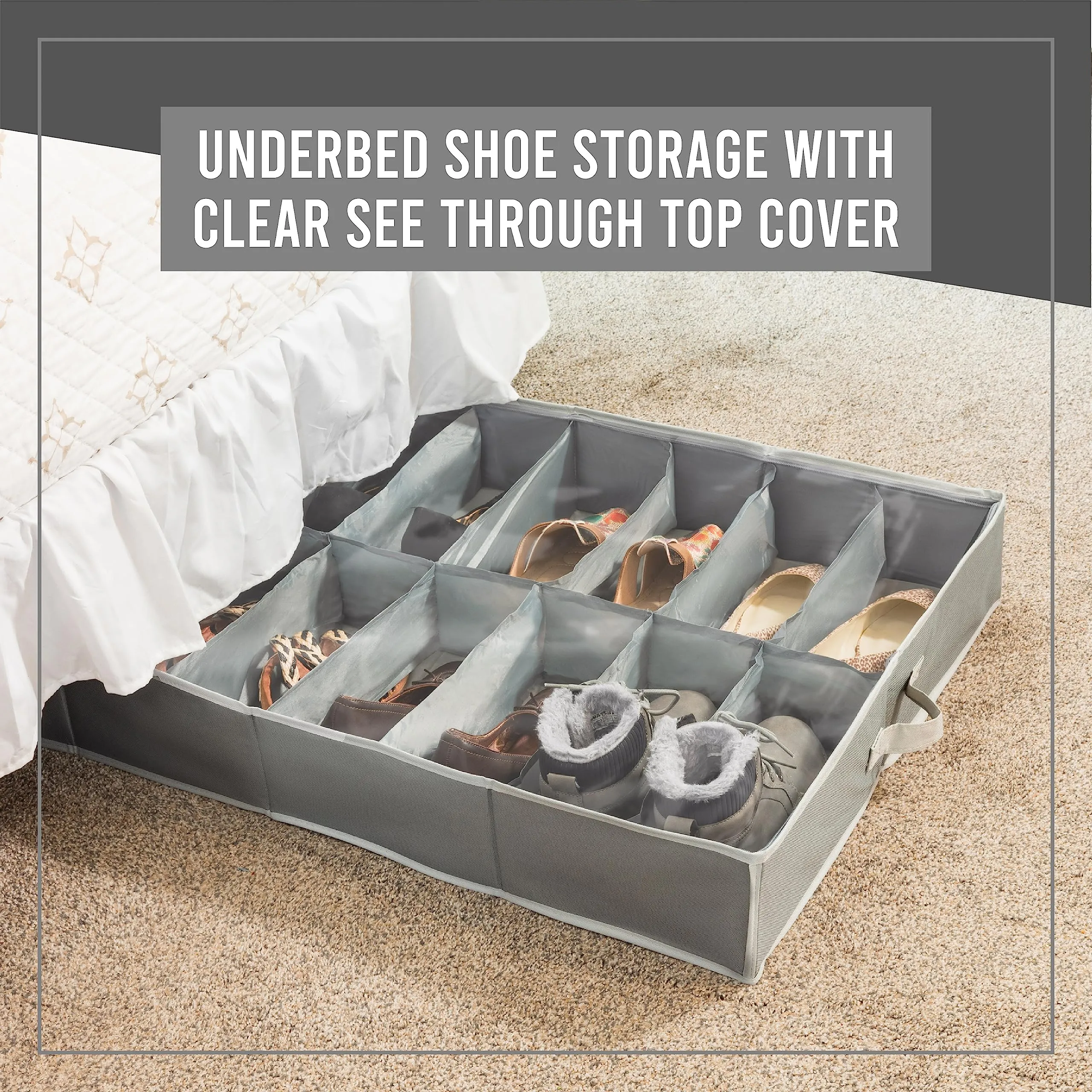 Under Bed Shoe Storage Organizer