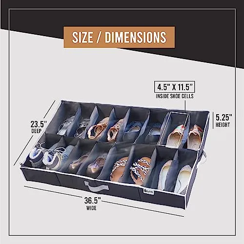 Under Bed Shoe Storage Organizer