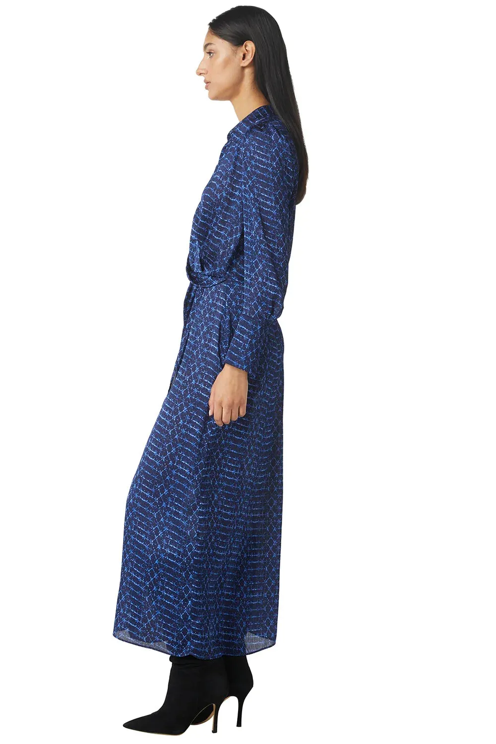 Valentina Dress - Midnight Shibori