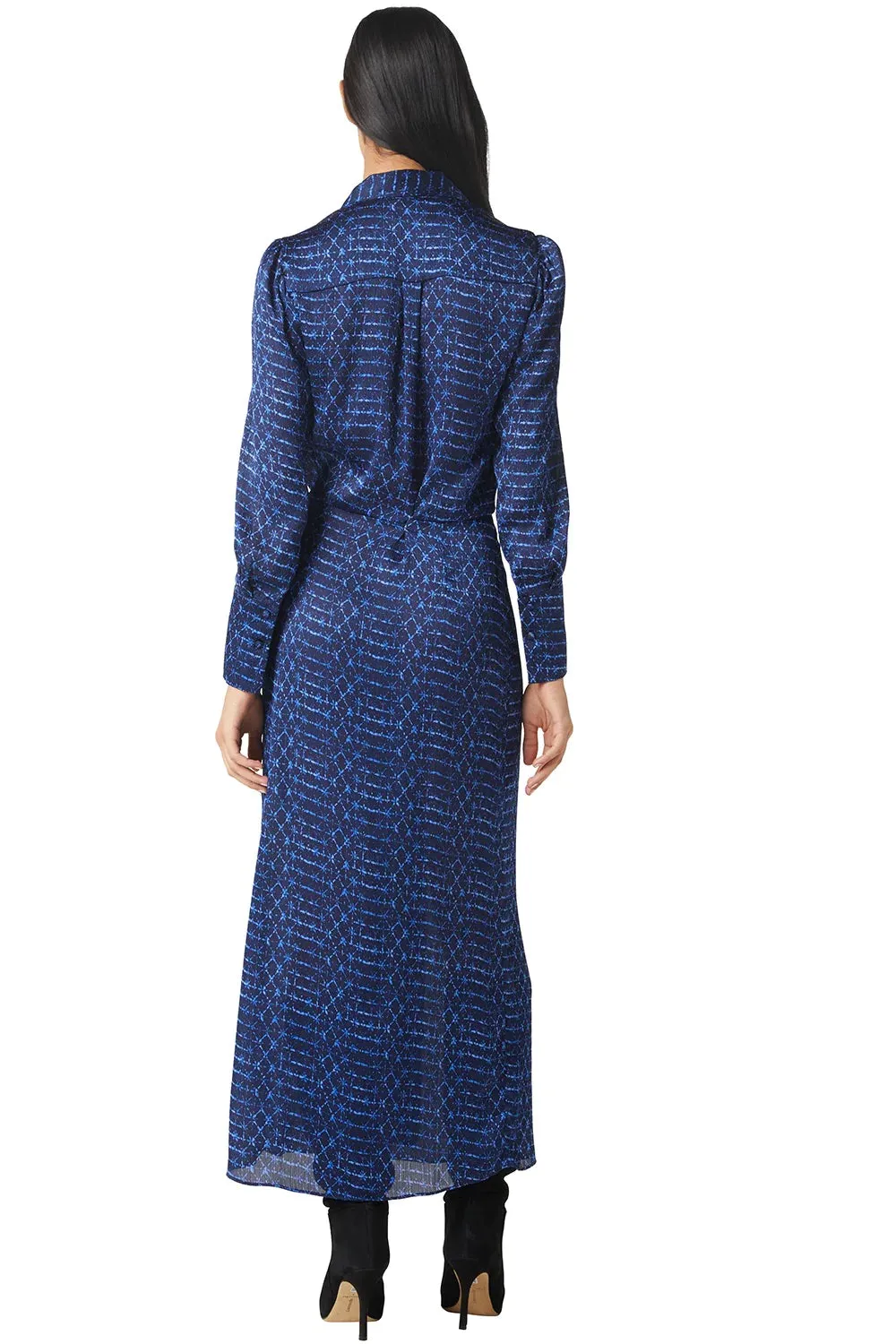 Valentina Dress - Midnight Shibori