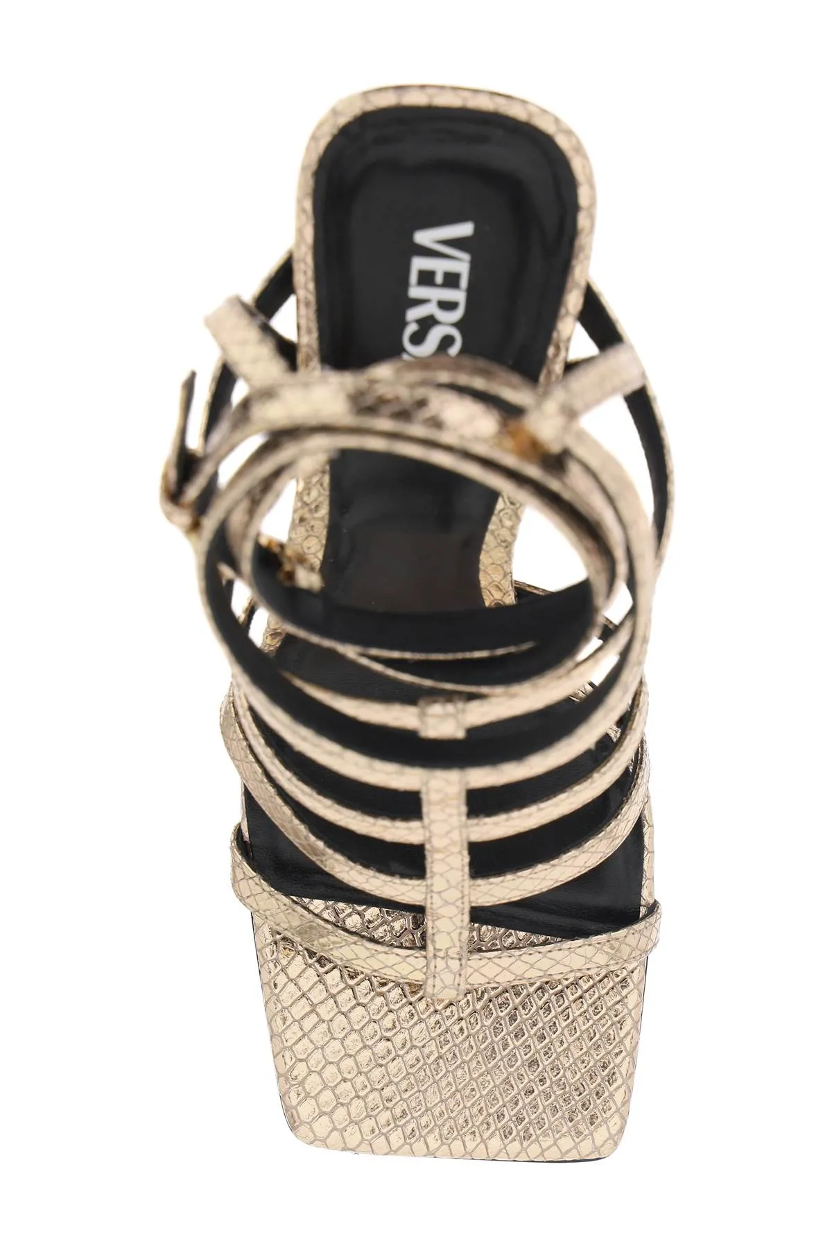 Versace lycia structure sandals 1013215 1A10001 CHAMPAGNE VERSACE GOLD