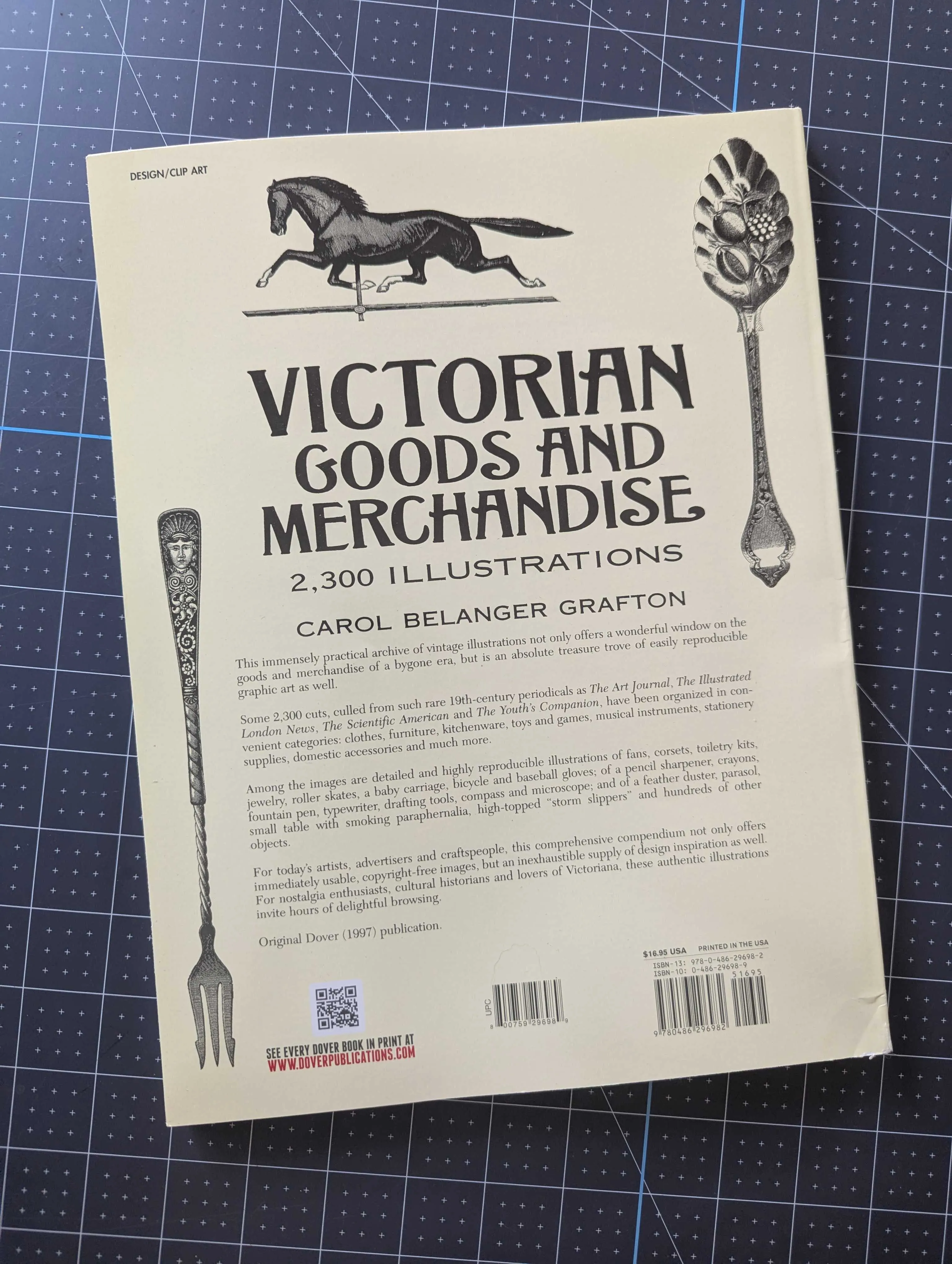 Victorian Goods and Merchandise: 2,300 Illustrations - by Carol Belanger Grafton - Ships Free