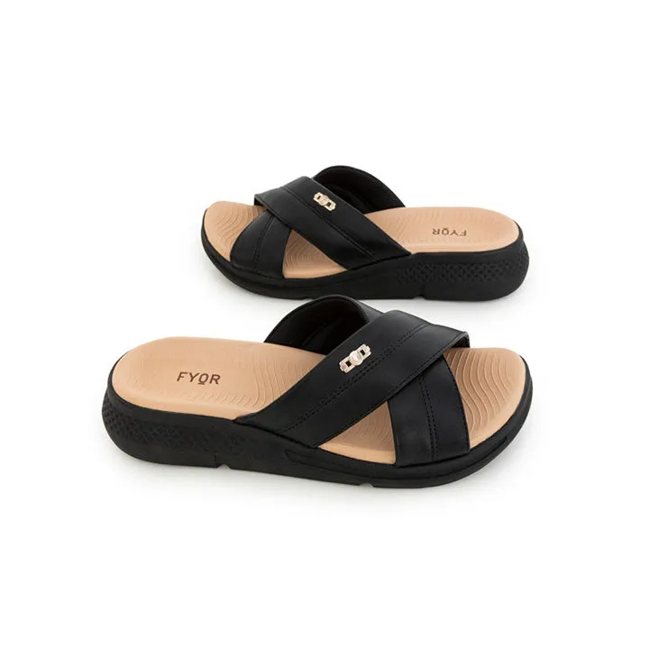 Wide Cross Strap Sandal BRM 022