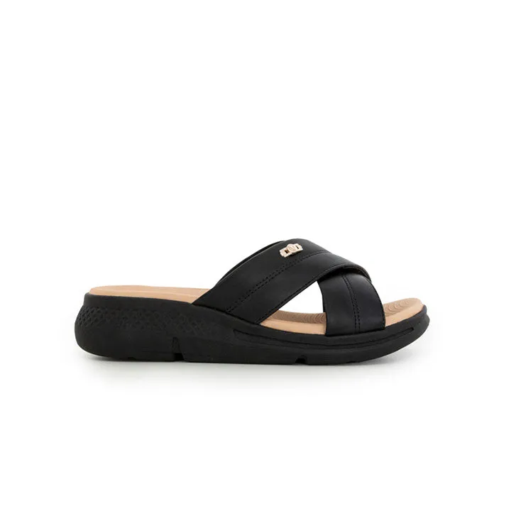 Wide Cross Strap Sandal BRM 022