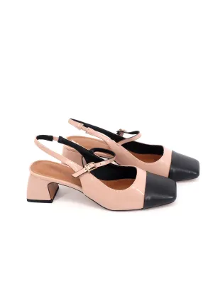 Women's Adjustable Buckle Sandals,Pink/Black