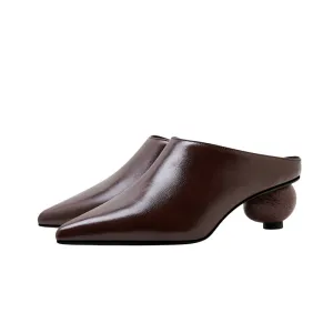 Zoei Sculptural Heeled Mules